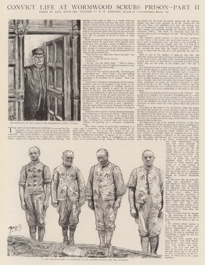 Vida de convicto en la prisión de Wormwood Scrubs de Charles Paul Renouard